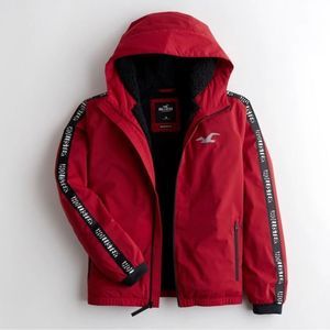 hollister sherpa lined sport hoodie